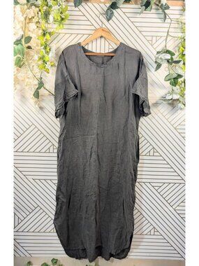 Black Crane | Dresses | Black Crane Pleated Cocoon Dress | Poshmark
